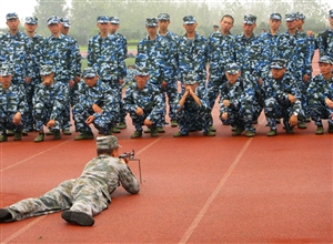 中礦大新生軍訓之