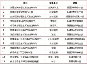 新疆全力推進(jìn)13個煤化工項目前期工作