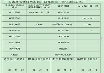 主斜井水平巷延伸段(2)探防水設(shè)計(jì)